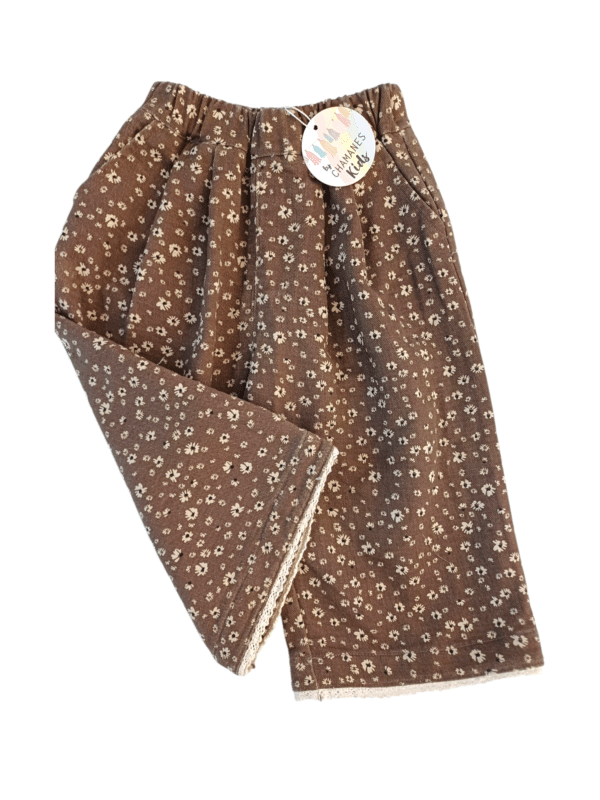 Pantalón ancho estampado