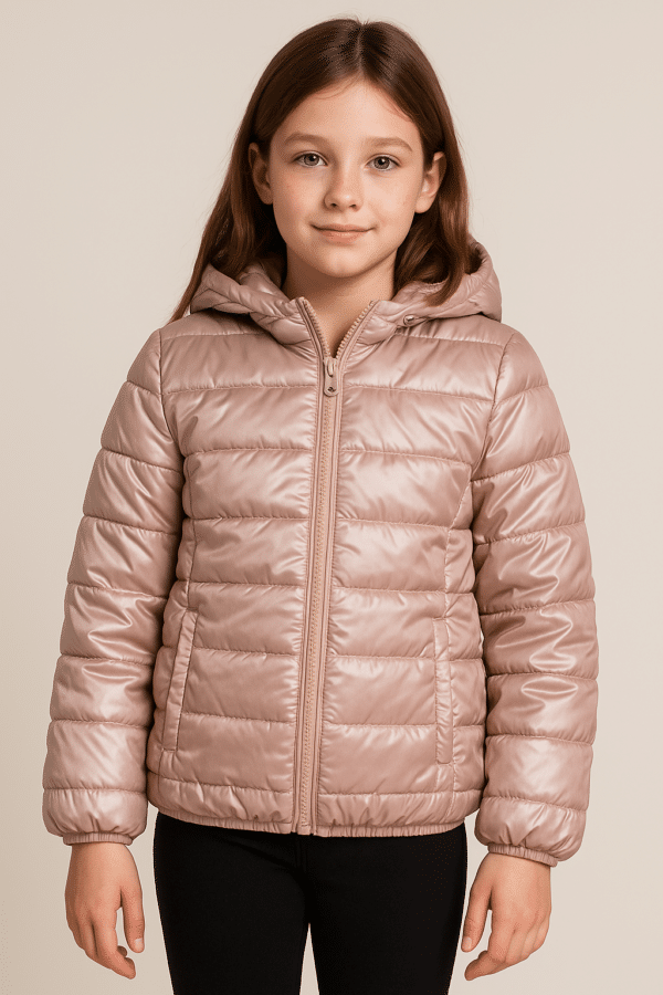 Campera puffer pink